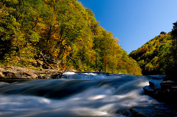 Triple drop rapid on the Russell Fork River